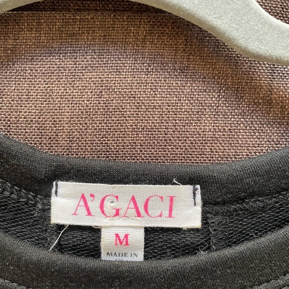 A'gaci Women's Summer Sleeveless Lace-Up Bodycon Mini Dress in Black - Picture 3 of 3